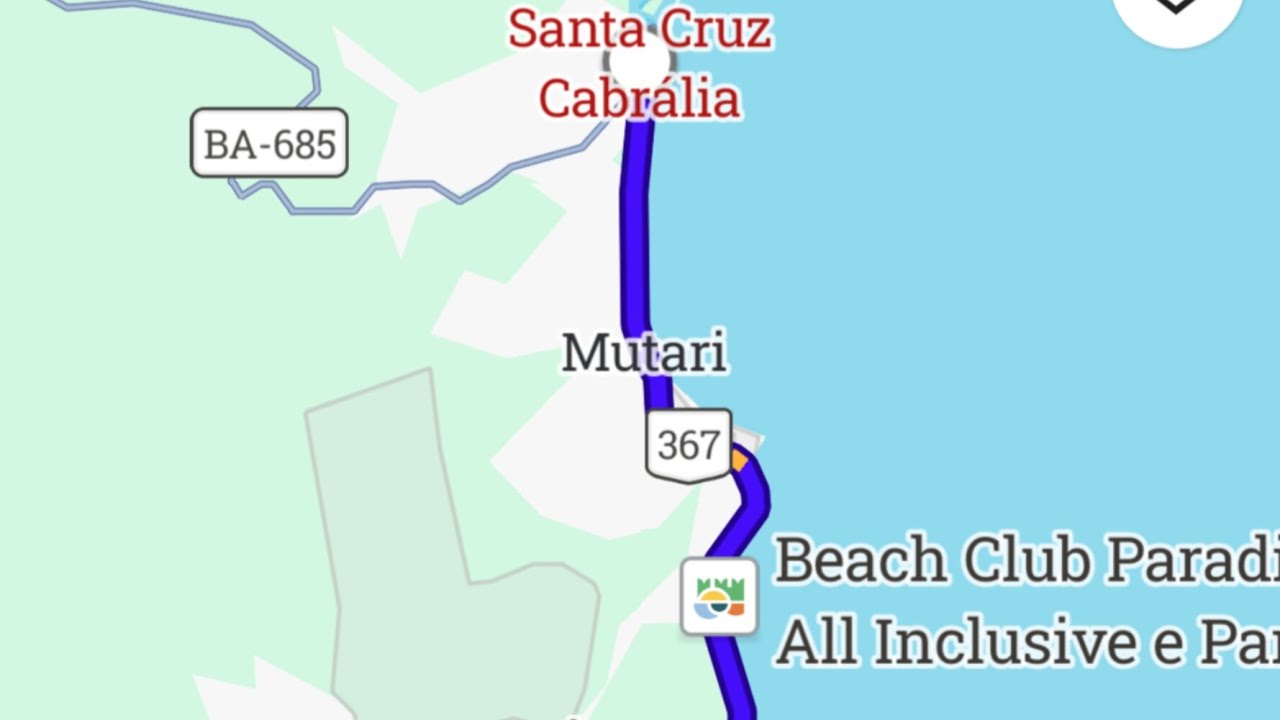 De PORTO SEGURO até SANTA CRUZ DE CABRÁLIA. #cabralia 