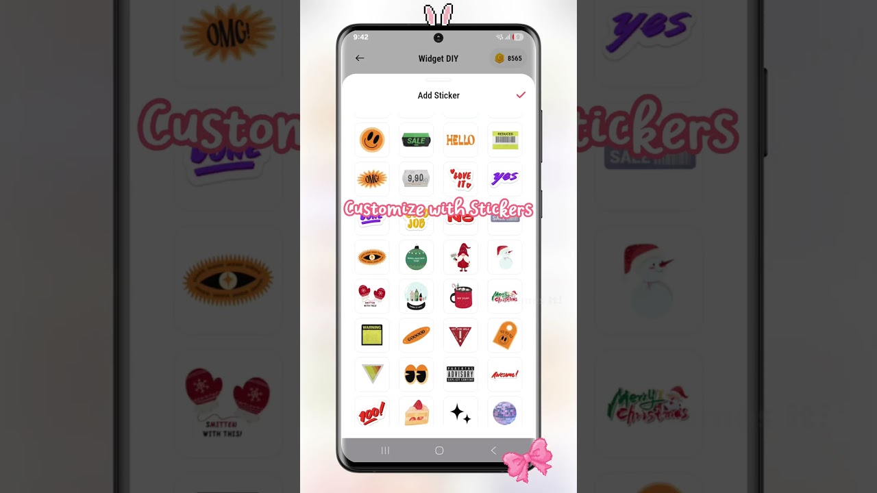 It’s YOUR phone! 🎨 Customize every detail with the new Theme It! DIY Widget!