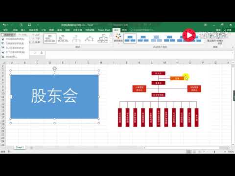 Excel小技巧：快速绘制组织机构图！