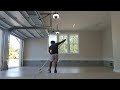 Clear coating a garage chipped floor