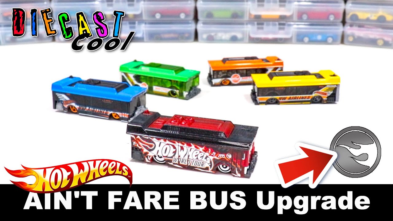Bus Hot Wheels échelle 1:60 - Neuf Dans Son Blister - Modèle De Collection
