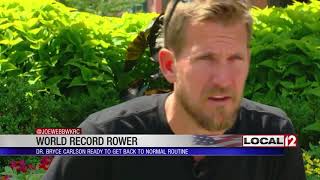 Transatlantic rower ready to get back to class