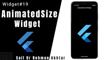 Flutter Animated Size Widget Explained (Urdu/Hindi) | Flutter 215 Widgets Series