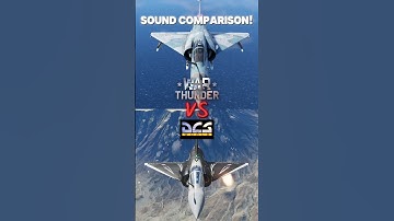 DCS VS Warthunder! Mirage-2000 Sound Comparison!🎵 #warthunder #dcs