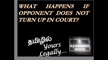 APPEARANCE OF PAETIES AND CONSEQUENCES OF NON APPEARANCE