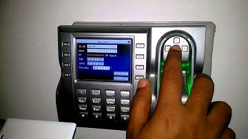 IClock 580 Create New User With Finger&Card