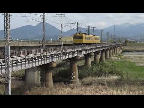 【20220330】１１５系岡山Ｇ編成日野川橋梁通過
