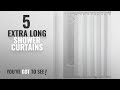Top 10 Extra Long Shower Curtains [2018]: InterDesign Waterproof Mold and Mildew-Resistant Fabric