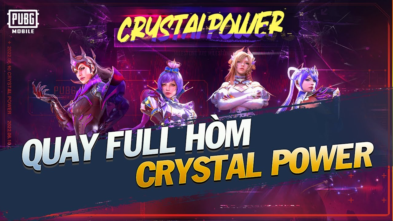 Quay Full Hòm Đồ Crystal Power Mất Bao Nhiêu UC ?  [PUBG Mobile] ✔️