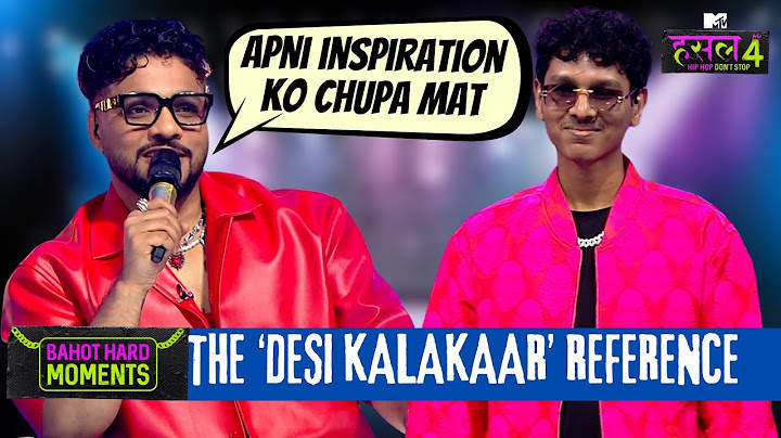Madtrip के गाने में Yoyo का Reference जिसको Raftaar ने किया Enjoy | MTV Hustle 4