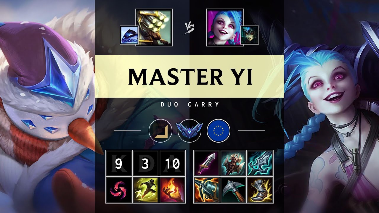 Master Yi ADC vs Jinx - EUW Diamond Patch 25.17