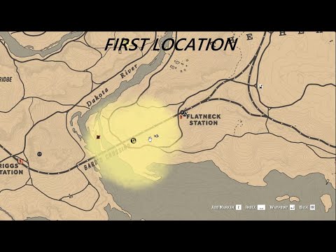 Red Dead Online | Bard's Crossing Treasure ALL LOCATION - YouTube