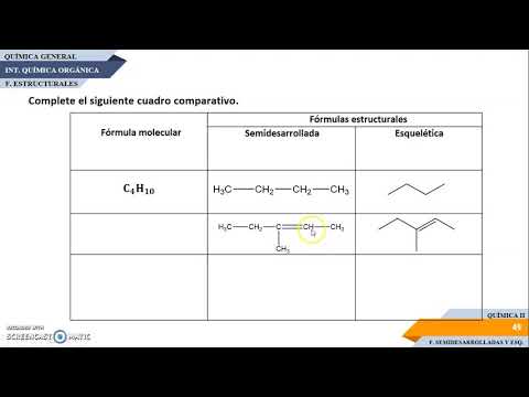 Video Determinar fórmula molecular, semidesarrollada y... - youtube