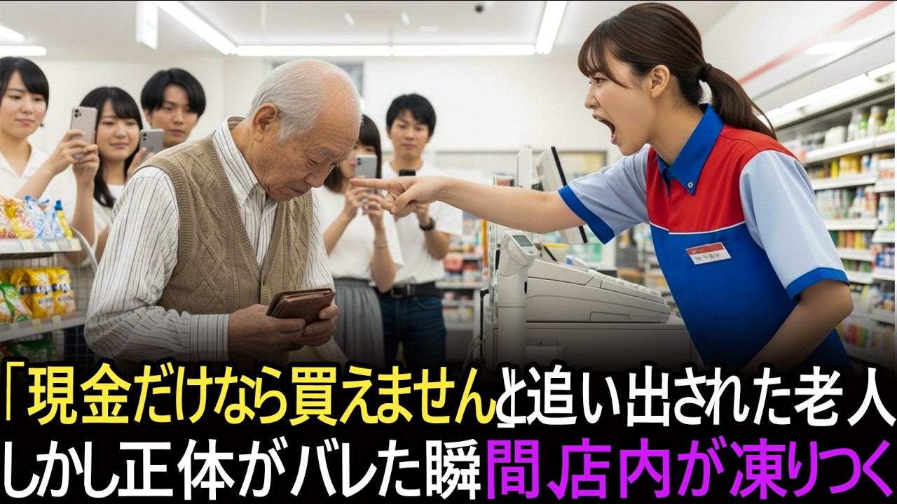 「現金だけなら買えません」ボロボロの老人は店から追い出された。しかし正体が明かされた瞬間、店内は凍りついた