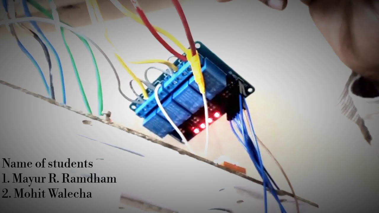 Smart Home Automation using WiFi module esp8266 - YouTube
