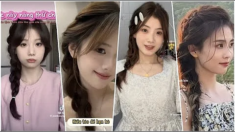 CÁCH TẾT TÓC MỘT BÊN CỰC XINH CHO NÀNG ĐI HỌC, ĐI CHƠI ✨💞