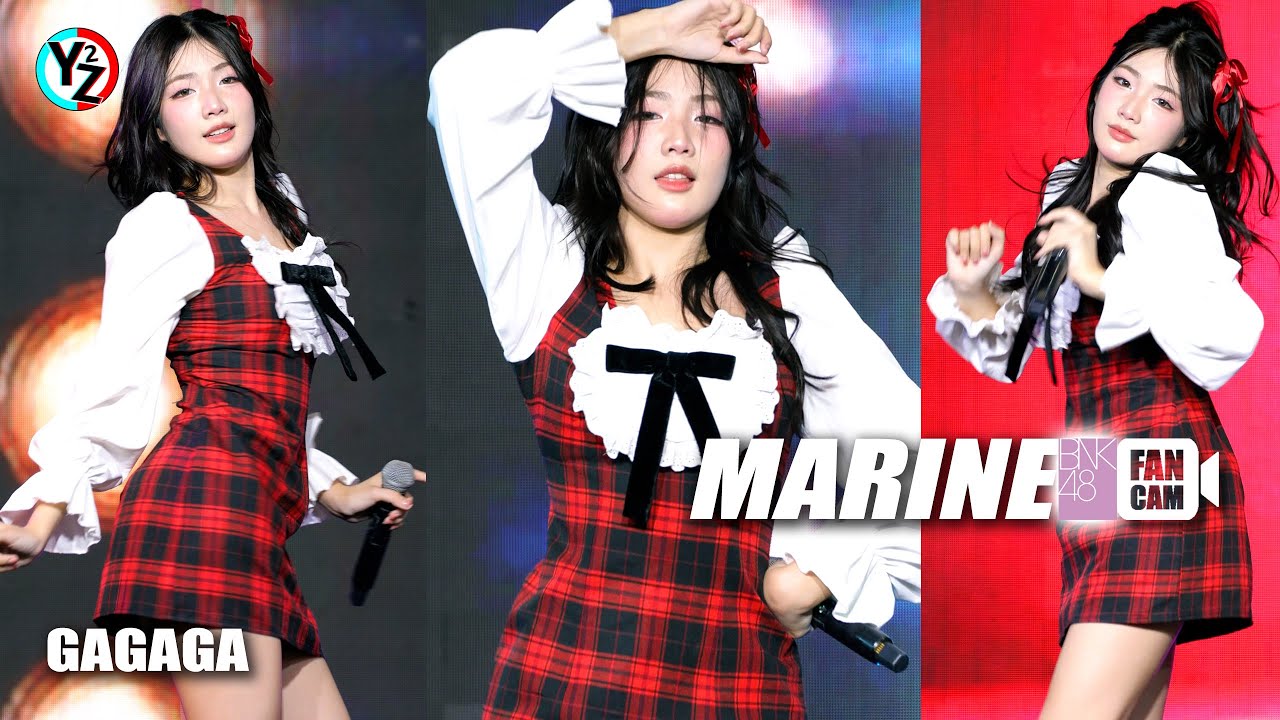 Marine BNK48 Fancam - GAGAGA | BNK48 “Green Flash” Roadshow @ MBK Center 250525