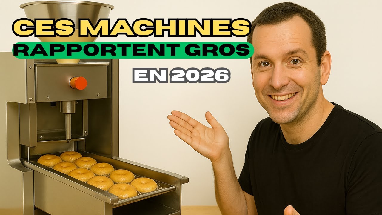 7 machines ALIMENTAIRES  Rentables pour gagner de L’ARGENT À LA MAISON
