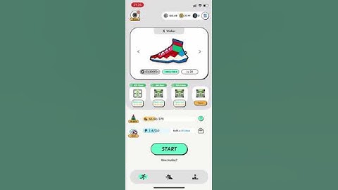 Lvl 4 MB opening #STEPN. Solana chain, uncommon walker, lvl 19, 5 energy burned and 136.8 luck