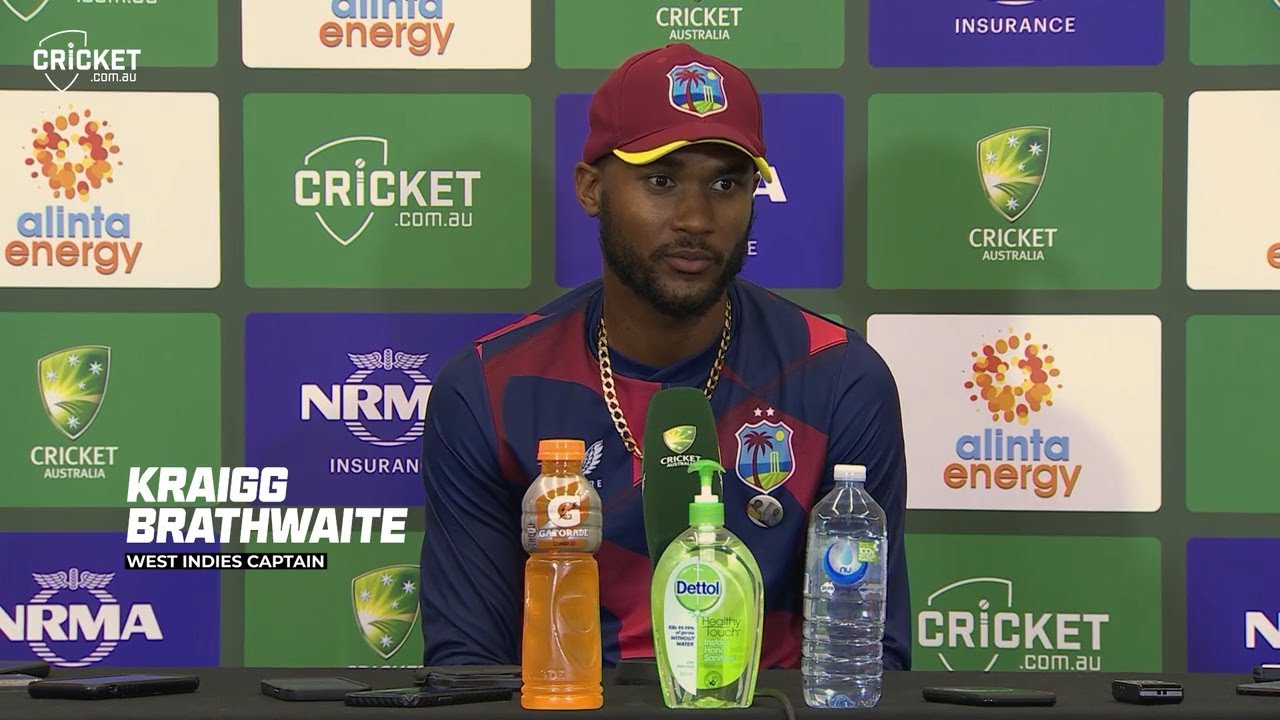 'He's a fighter': Brathwaite on Chanderpaul | Australia v West Indies 2022-23
