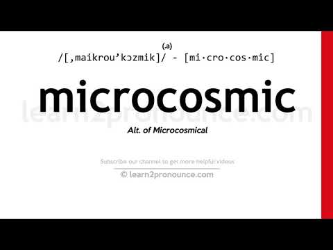 Video: Šta znači mikrokosmički?