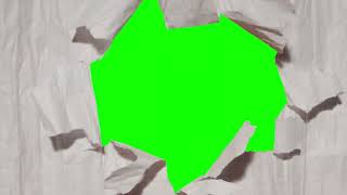 Paper Transition Green Screen 4K | Cinematic Chroma Key Effect