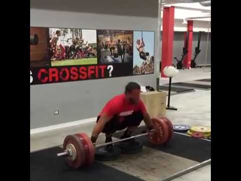 Dmitry Klokov Deficit dead lift snach 185 кг