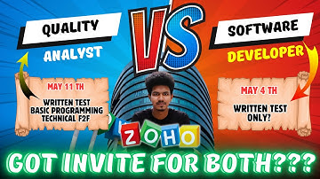 Zoho call letter for Software developer and Quality analyst | Zoho Interview process 2024 | Tamil