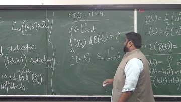 Lecture 12 (Part 5): Class of stochastic processes to define stochastic integral; Ito Isometry