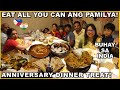 ANNIVERSARY DINNER TREAT! NAKAPAG-DINE OUT DIN! EAT ALL YOU CAN ANG PAMILYA!