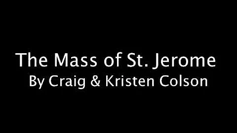 Mass of St  Jerome Lamb of God