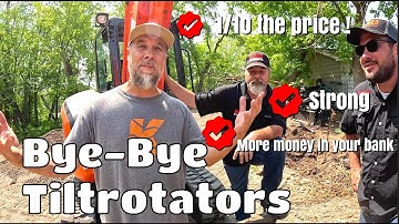 $40,000  TILT ROTATOR  or  $4,000 Tilt Bucket?   4K