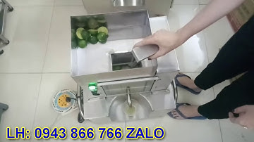 Máy ép nước cốt chanh , tắc (quất), thơm ...vv nước ép không bị đắng