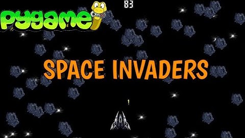 I Made Space Inavders like game in python || with pygame || with source code
