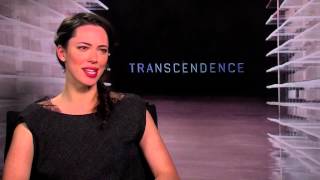 Transcendence cast Kate Mara & Rebecca Hall on acting smart & technology