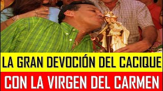 LA DEVOCIÓN DE DIOMEDES DÍAZ HACIA LA VIRGEN DEL CARMEN