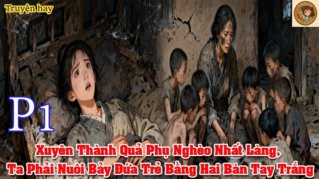 Xuyên Thành Quả Phụ Nghèo Nhất Làng Ta Phải Nuôi Bảy Đứa Trẻ Bằng Hai Bàn Tay Trắng |P1