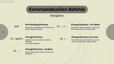 Die wichtigsten CMD / CLI Befehle (Linux) Tutorial für Anfänger - #1 Navigation