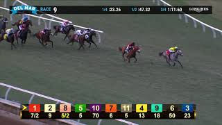 Mo Them Down wins race 9 at Del Mar 11/27/22