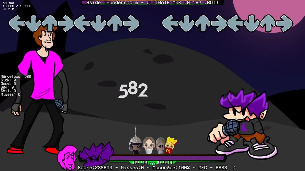 Bside Thunderstorm Cover FanChart