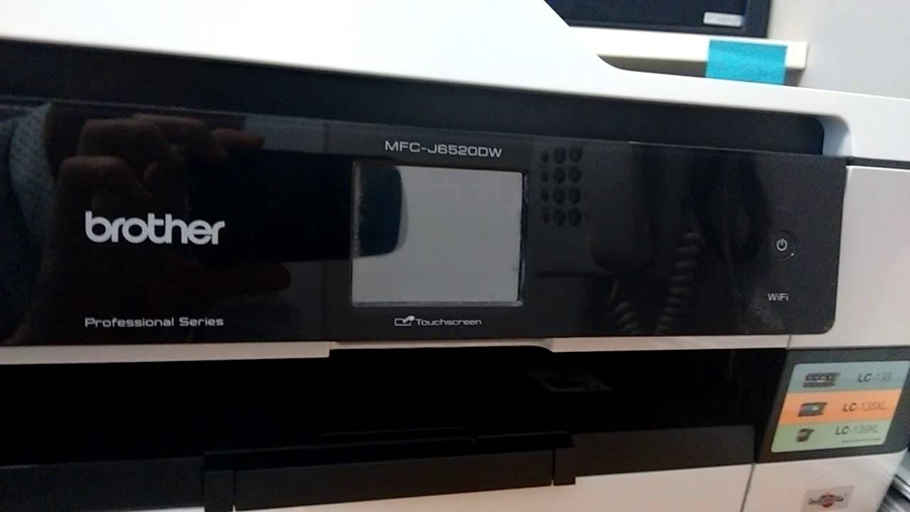 Brother MFC J6520DW won't turn on - YouTube