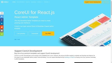 CoreUI for React.js- React Admin Template (Bootstrap)
