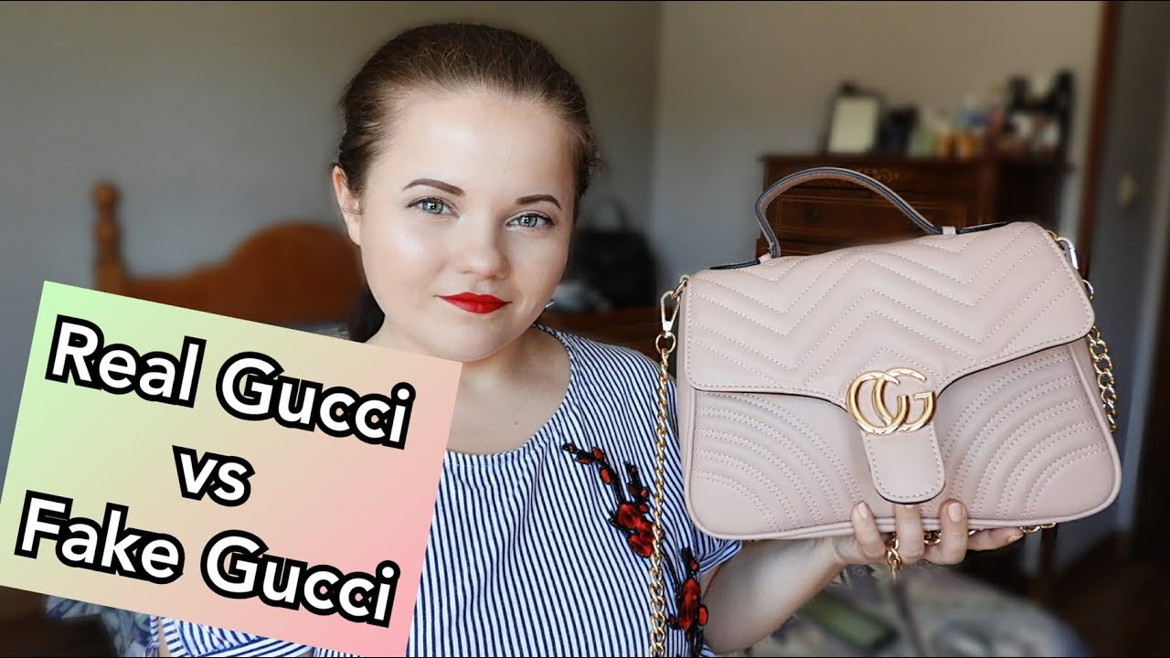HOW TO SPOT REAL GUCCI MARMONT FROM FAKE GUCCI? Gucci Marmont bag review! 