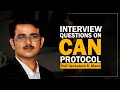 Interview question on CAN protocol