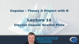 Lec. 14 | Copulas – Theory & Project with R | Clayton Copula: Scatter Plots