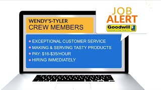 JOB ALERT: Crew Member wanted at Wendy's in Tyler