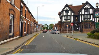 Drive through Welsh Countryside, Chester to Rhyl 4K