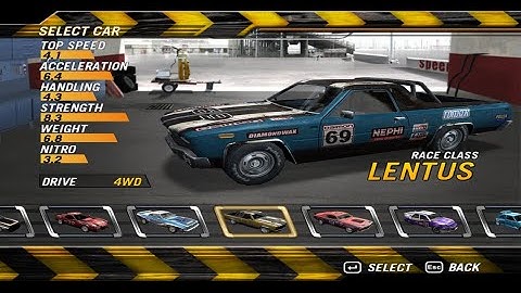 FlatOut2 SPlayer Class Race - Lentus Car 4 laps | SpeedOutRD
