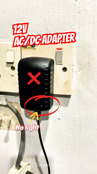 Faulty AC/DC 12V Power Adapter #poweradapter #faulty