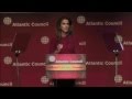 Queen Rania at the Atlantic Council Award ceremony